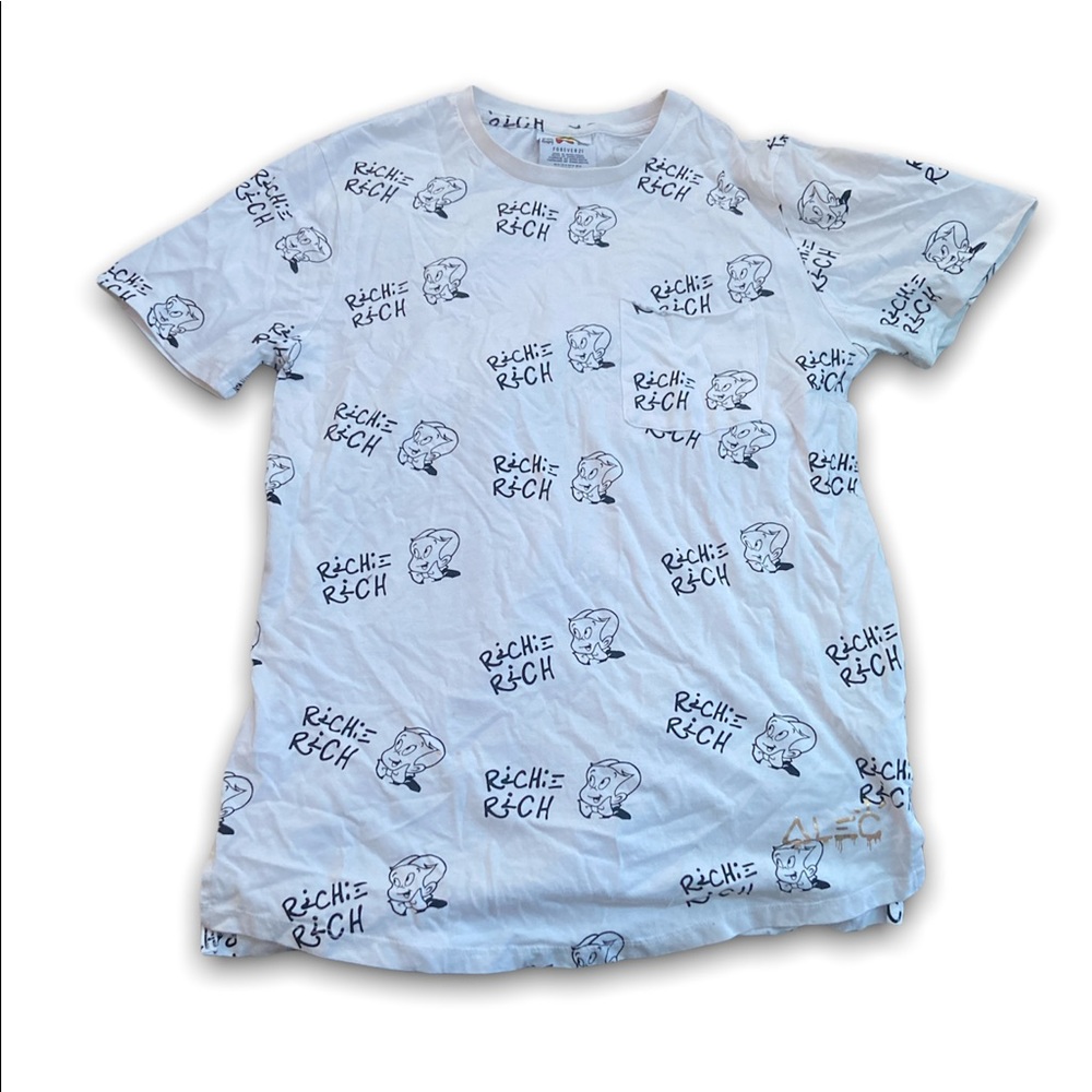 White "Richie Rich" T-Shirt